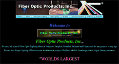 Desktop Screenshot of fiberopticproducts.com